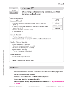 Lesson 37 - Nancy Larson&reg; Science