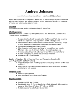 Andrew Johnson - University of California, Santa Cruz