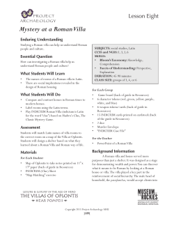 Lesson 8 (K-5) - Museum of the Rockies