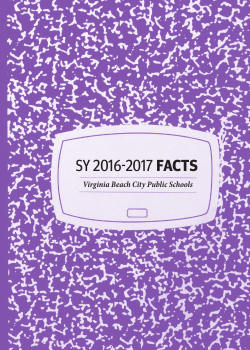 sy 2016-2017 facts - Virginia Beach City Public Schools