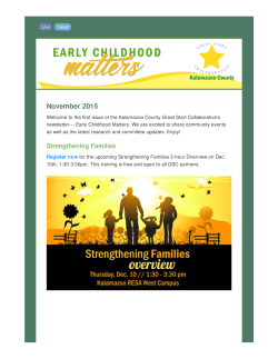 November 2015 - Kalamazoo County Great Start Collaborative