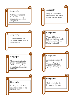 Geography - Turning Points in American History