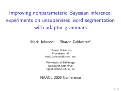 Improving nonparameteric Bayesian inference: experiments on