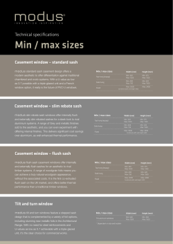 Min / max sizes
