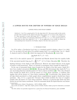 A Lower Bound For Depths of Powers of Edge Ideals