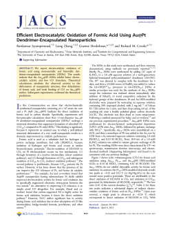 Efficient Electrocatalytic Oxidation of Formic Acid