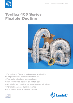 Tecflex 400 Series Flexible Ducting