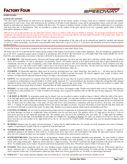 Factory Four - Lake County Speedway