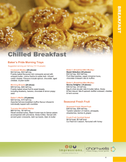 Breakfast - Impressions Catering
