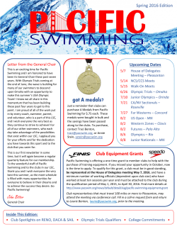 got A medals? - Pacific Swimming