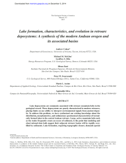 Lake formation, characteristics, and evolution in