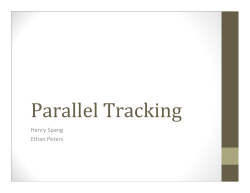 Parallel Tracking