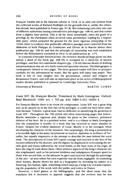 Louis XIV. By Francois Bluche. Translated by Mark