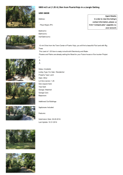 5000 m2 Lot (1.25 A) 2km from PuertoViejo in a Jungle Setting USD