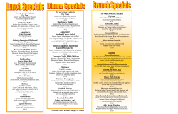 Appetizers - O`Brien`s Steakhouse