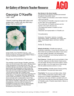 Georgia O`Keeffe - Art Gallery of Ontario