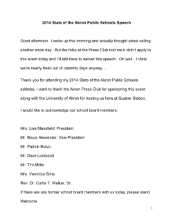Events &raquo; Akron Public Schools