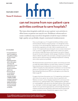 can net income from non-patient-care activities
