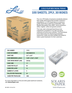 100 SHEETS, 2PLY, 30 BOXES