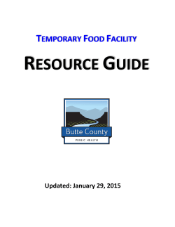 Temporary Food Facility