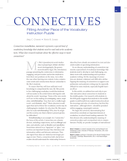 connectives - vocabforell