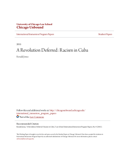 A Revolution Deferred: Racism in Cuba