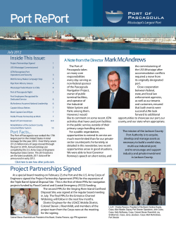 Port RePort - Port of Pascagoula