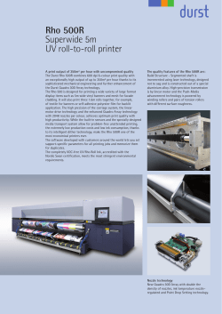 Rho 500R Superwide 5m UV roll-to-roll printer