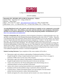 HUM-5H - Norco College