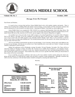 genoa middle school - Westerville City Schools