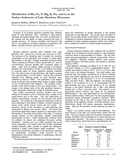 Distribution of Mn, Fe, P, Mg, K, Na, and Ca in the Surface