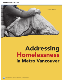 Addressing Homelessness