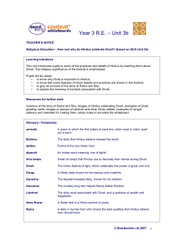 Year 3 RE – Unit 3b