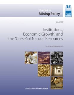 "Curse" of Natural Resources