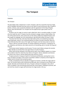 The Tempest - Klett Sprachen