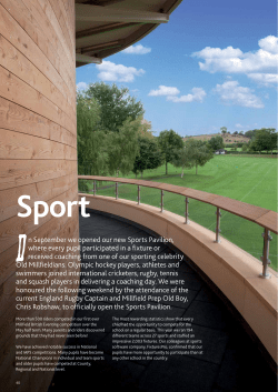 2014-15 - Millfield School