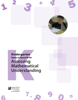 Assessing Mathematical Understanding