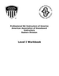 American Association of Snowboard Instructors - PSIA-E