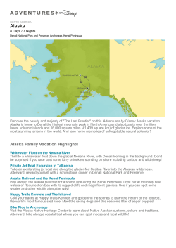 NORTH AMERICA Alaska - Adventures by Disney