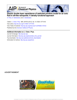 Electric double layer capacitance of restricted primitive model for an