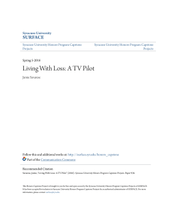 Living With Loss: A TV Pilot - SUrface