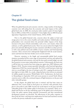 The global food crises