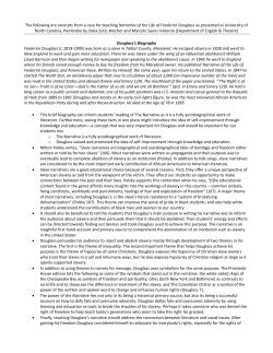 The following are excerpts from a case for teaching