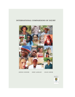 International comparison of injury deaths: Motor vehicle traffic