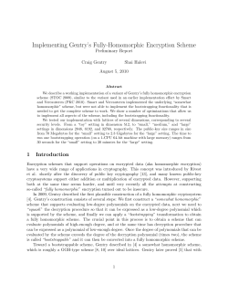 Implementing Gentry`s Fully-Homomorphic Encryption Scheme