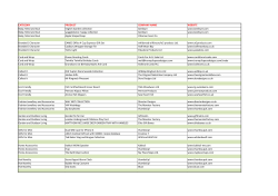 CATEGORY PRODUCT COMPANY NAME WEBSITE Body, Mind