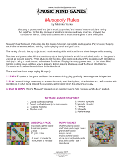Musopoly - Music Mind Games