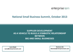 Supplier development as a vehicle to build symbiotic relationship