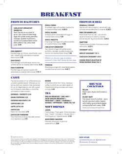 breakfast - Carluccio`s
