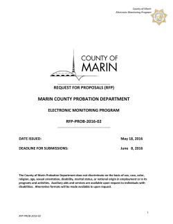 marin county probation department electronic monitoring program